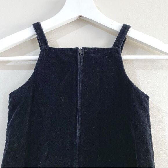 Simonetta Mini Velvet A-Line Appliqué Dress Girls 3 Navy Blue Holiday Party - Picture 5 of 9